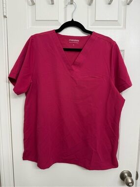 Mandala Pink 1-Pocket Scrub Top